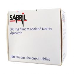 Сабрил (Вигабатрин) таблетки 500мг №100 (100 таблеток) в Казани и области фото